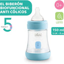 CHICCO BIBERON PERFECT 5 SILICONA 150ML 0M+ 20211-10 - 20211-20 - 20211-30