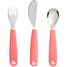 @ MUNCHKIN CUCHARA ALIMENTAR SET DE CUCHARA - TENEDOR Y CUCHILLO SPLASH 18M+ MU21160 - 211508