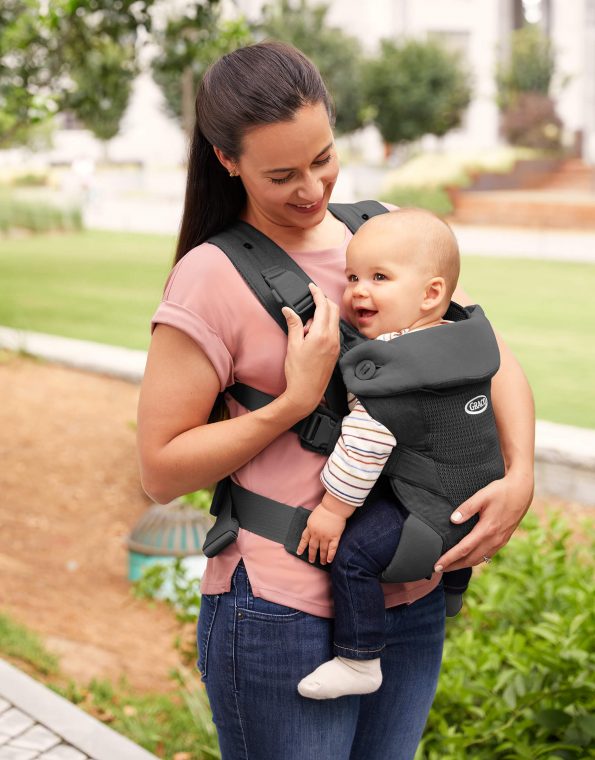GRACO CANGURU PORTA BEBE CRADLE ME 3EN1 CHARCOAL R.N-13KG GR2145561 - 178254