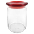 GUZZINI TARRO DE CRISTAL C/TAPA AZUL-ROJO 1000ML 23691 -23694