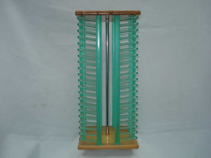 ACRILICO SOPORTE DE EXHIBICION DE CD AZUL CLARO DE LOS ANOS 90