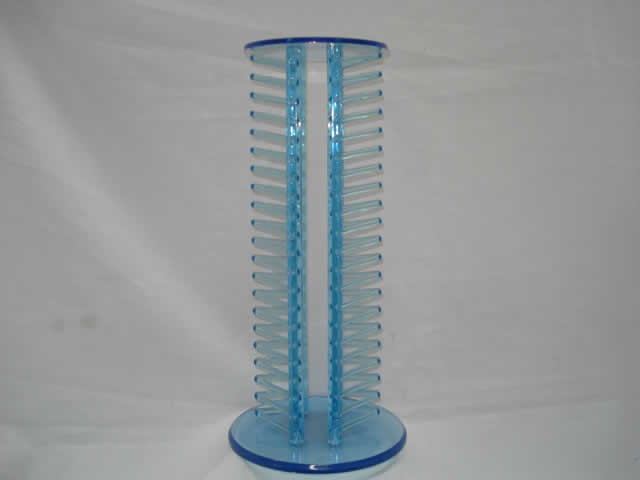 ACRILICO SOPORTE DE EXHIBICION DE CD AZUL CLARO DE LOS ANOS 90
