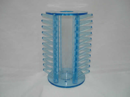 ACRILICO SOPORTE DE EXHIBICION DE CD AZUL CLARO DE LOS ANOS 90