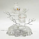 ACRILICO NAVIDEÑO MUÑECO NIEVES - PAPA NOEL -