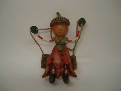 RESINA DECORACION COLECCION MUÑECA Y MUÑECO EN LA GRANJA