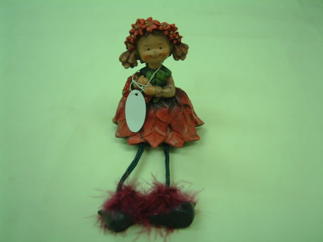 RESINA DECORACION COLECCION MUÑECA Y MUÑECO EN LA GRANJA
