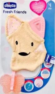 CHICCO MORDEDOR MUÑECO 3EN1  4M+ AZUL 2583-20