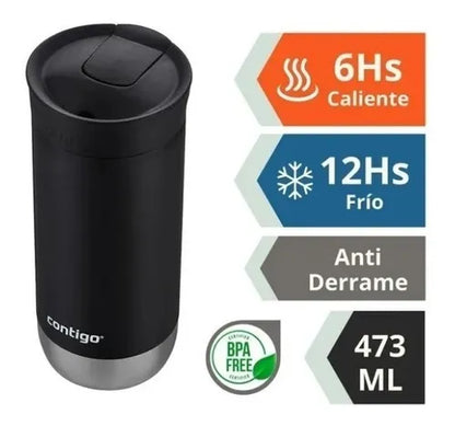 @ VASO TERMICO HURON 2.0 SNAPSEAL LICORICE 473ML CO2094848 - 262442