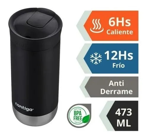 @ VASO TERMICO HURON 2.0 SNAPSEAL LICORICE 473ML CO2094848 - 262442