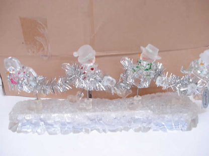 ACRILICO NAVIDEÑO MUÑECO NIEVES - PAPA NOEL -