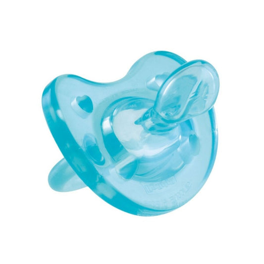 CHICCO CHUPETE TODO SILICONA 1 UNIDAD 6-12 MESES ROSA 2712-11 AZUL - 2712-21