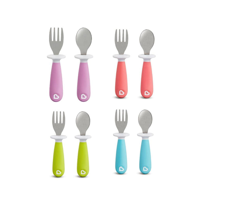 @ MUNCHKIN ALIMENTAR SET CUCHARA & TENEDOR RAISE CON BASE ELEVADA SET 2 PCS 12M+ MU27158 - 271489