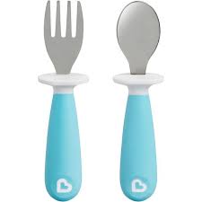 @ MUNCHKIN ALIMENTAR SET CUCHARA & TENEDOR RAISE CON BASE ELEVADA SET 2 PCS 12M+ MU27158 - 271489