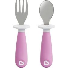 @ MUNCHKIN ALIMENTAR SET CUCHARA & TENEDOR RAISE CON BASE ELEVADA SET 2 PCS 12M+ MU27158 - 271489