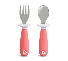 @ MUNCHKIN ALIMENTAR SET CUCHARA & TENEDOR RAISE CON BASE ELEVADA SET 2 PCS 12M+ MU27158 - 271489