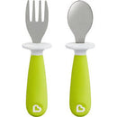 @MUNCHKIN ALIMENTAR SET CUCHARA & TENEDOR RAISE CON BASE ELEVADA SET 2 PCS 12M+ MU27158 - 271489