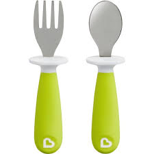 @ MUNCHKIN ALIMENTAR SET CUCHARA & TENEDOR RAISE CON BASE ELEVADA SET 2 PCS 12M+ MU27158 - 271489
