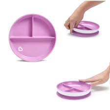 @ MUNCHKIN ALIMENTACIÓN PLATO C/ DIVISORIAS STAY PUT C/VENTOSA 6M+ MU27160 - 271601