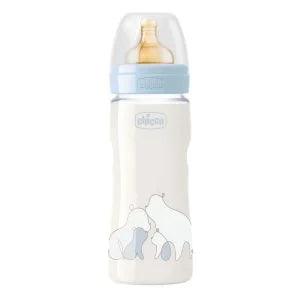 CHICCO BIBERON ORIG. TOUCH VIDRIO LÁTEX 240ML 2M+ 27720-10 - 27720-20