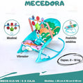 I BABY SILLA MECEDORA ROCKER MUSICAL R.N-18KG VERDE 68113