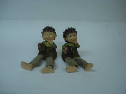 RESINA DECORACION COLECCION MUÑECA Y MUÑECO EN LA GRANJA