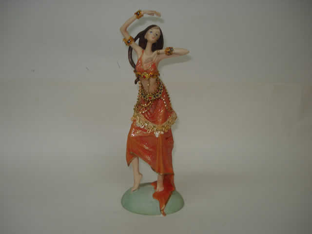 RESINA DECORACION COLECCION GITANA BAILARINA DEL VIENTRE