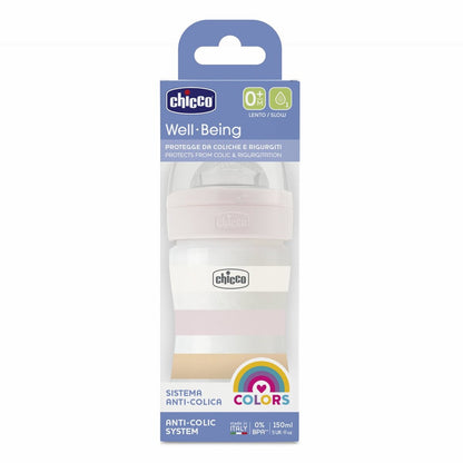 💚 CHICCO BIBERON WELL-BEING 150ML NiÑA 28611-11 NIÑO - 28611-21