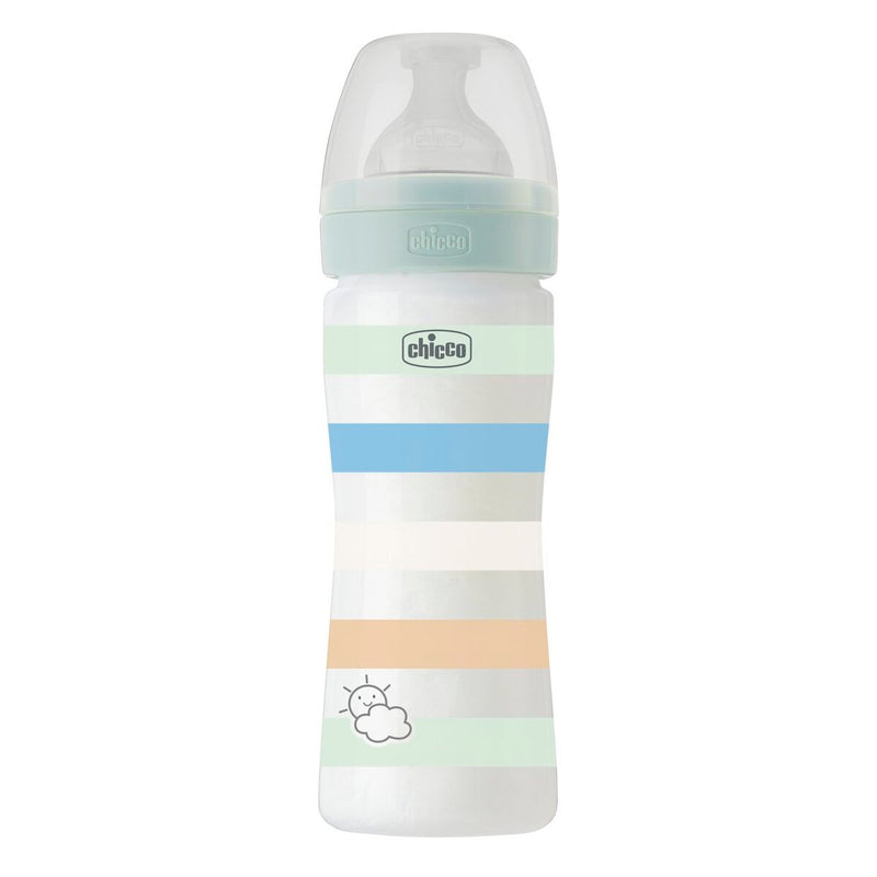 CHICCO BIBERON WELL-BEING 250ML FLUJO MEDIO 2M+ GIRL/BOY/UNISEX  28623-11 / 28623-21