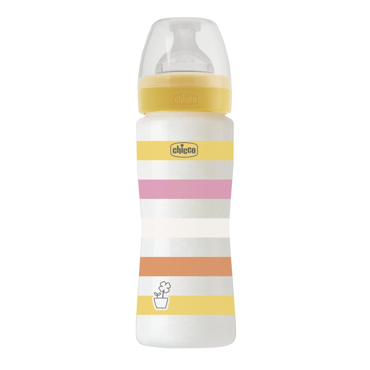 💚 CHICCO BIBERON WELL-BEING FLUJO RAPIDO 330ML 4M+ 28637-21