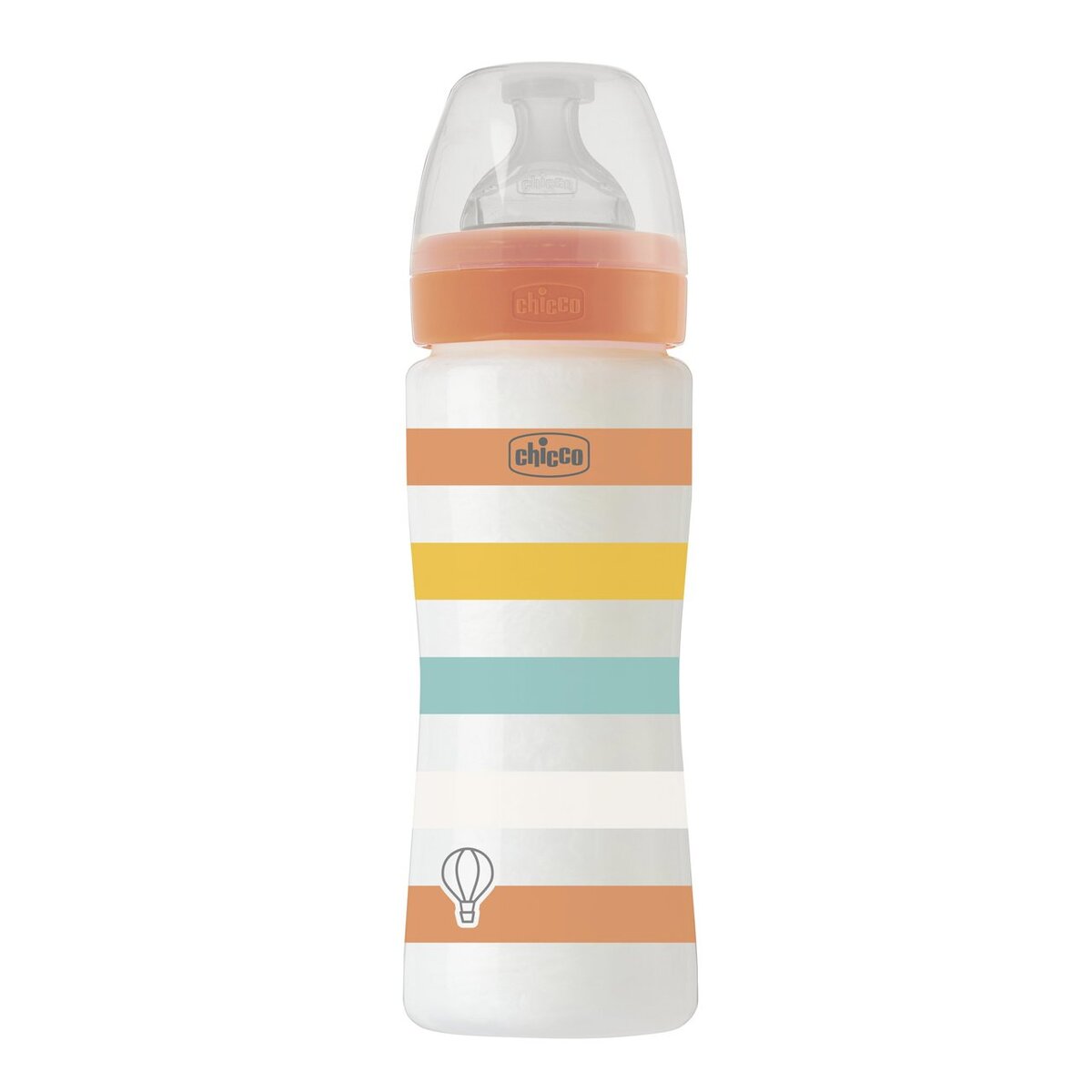 💚 CHICCO BIBERON WELL-BEING FLUJO RAPIDO 330ML 4M+ 28637-21