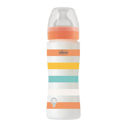 💚 CHICCO BIBERON WELL-BEING FLUJO RAPIDO 330ML 4M+ 28637-21