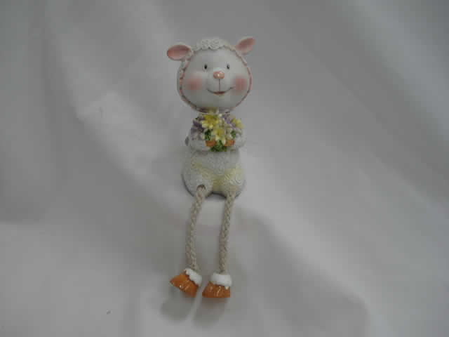 RESINA DECORACION COLECCION MUÑECA Y MUÑECO EN LA GRANJA