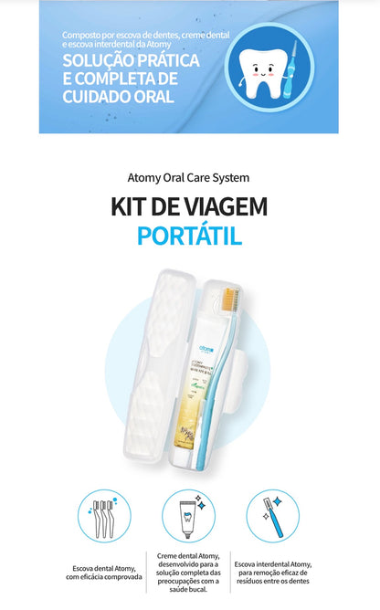 🦷 ATOMY ORAL CARE SYSTEM
Kit portátil para un cuidado bucal completo 🇰🇷💚
