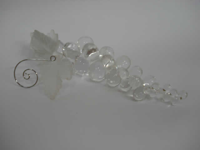 ACRILICO DECORACION UVA TRANSPARENTES - COLORIDOS