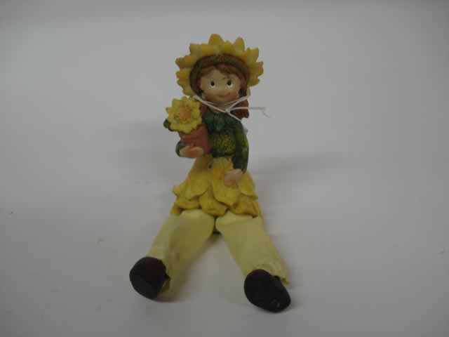 RESINA DECORACION COLECCION MUÑECA Y MUÑECO MARGARITA