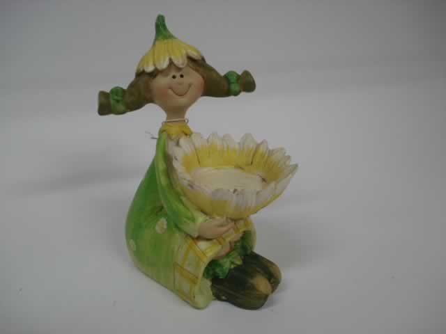 RESINA DECORACION COLECCION MUÑECA Y MUÑECO MARGARITA