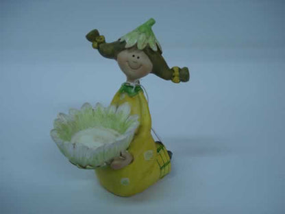 RESINA DECORACION COLECCION MUÑECA Y MUÑECO MARGARITA