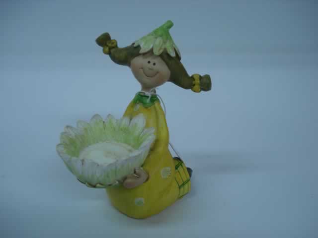 RESINA DECORACION COLECCION MUÑECA Y MUÑECO MARGARITA