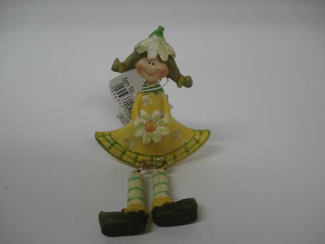 RESINA DECORACION COLECCION MUÑECA Y MUÑECO MARGARITA