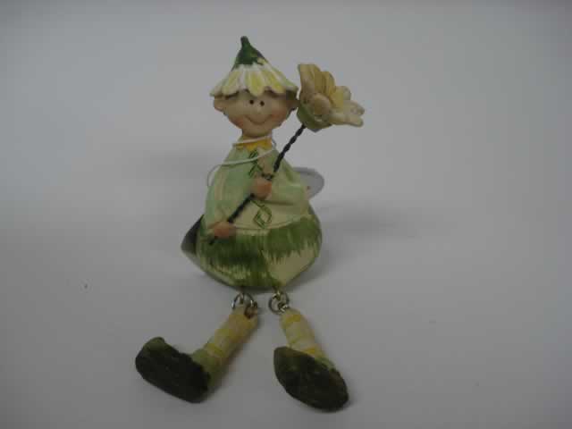 RESINA DECORACION COLECCION MUÑECA Y MUÑECO MARGARITA