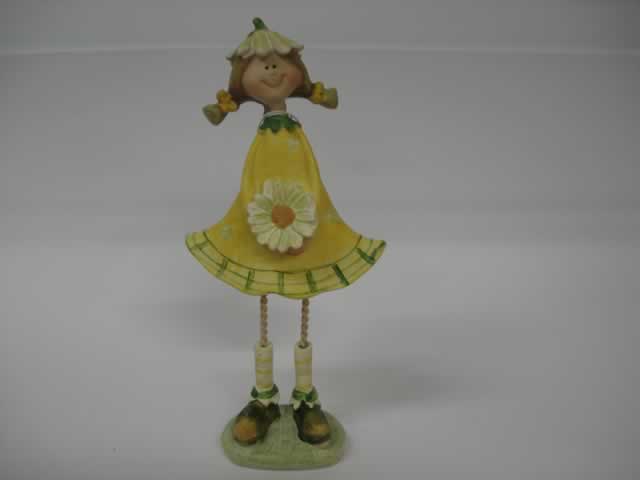 RESINA DECORACION COLECCION MUÑECA Y MUÑECO MARGARITA