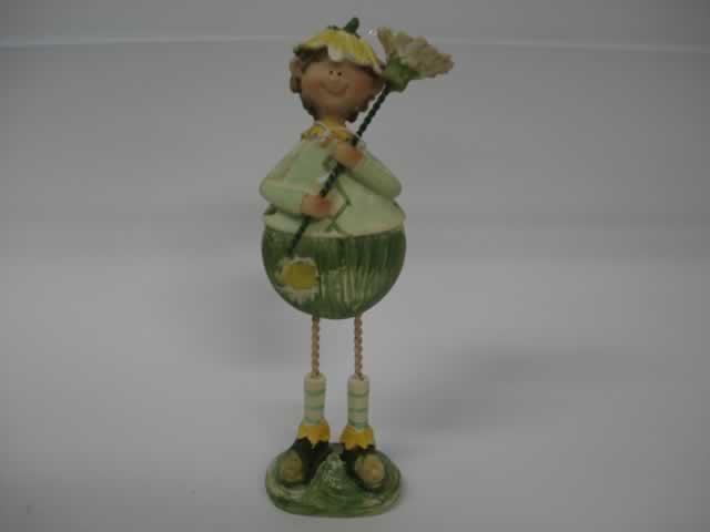 RESINA DECORACION COLECCION MUÑECA Y MUÑECO MARGARITA
