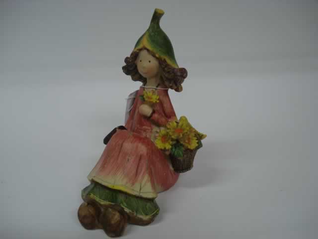 RESINA DECORACION COLECCION MUÑECA Y MUÑECO MARGARITA