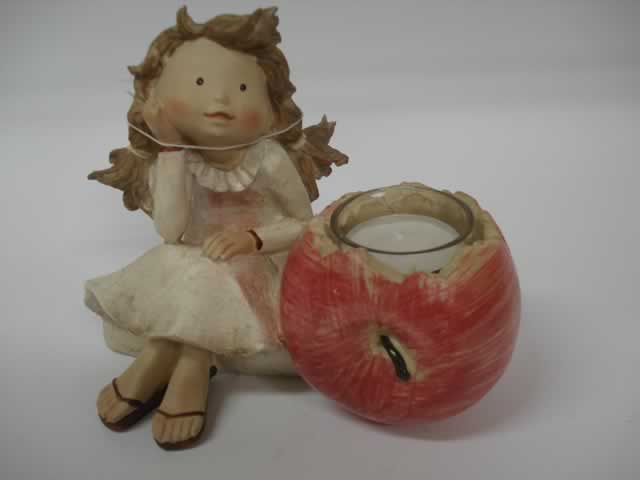 RESINA DECORACION COLECCION MUÑECA Y MUÑECO MARGARITA