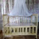 CAMA CORRAL + CUNA PORTATIL DE 2 PCS+COLCHON+MOSQUITERO 110X65X90 - Y609 - 609609