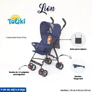 TATIKI CARRITO PARAGUA ZOE COLOR ROJO TATIKI CARRITO PARAGUA JHON  6-15KG - AZUL - ROJO - ROSA - NEGRO - TCP01