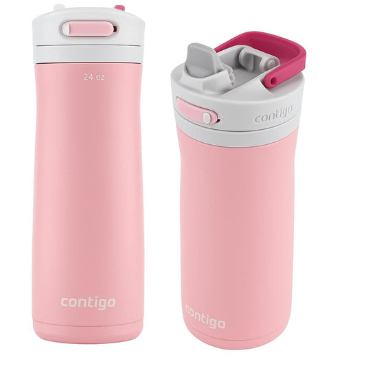 CONTIGO BOTELLA TERMICA ASHLAND AUTOSPOUT 2.0 LICORICE STRAWBERRY CREAM 709ML CO2204882 - 316183