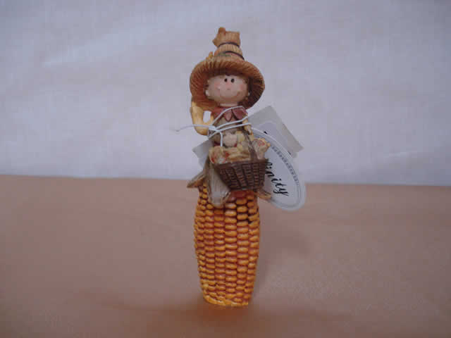 RESINA DECORACION COLECCION MUÑECA Y MUÑECO EN LA GRANJA