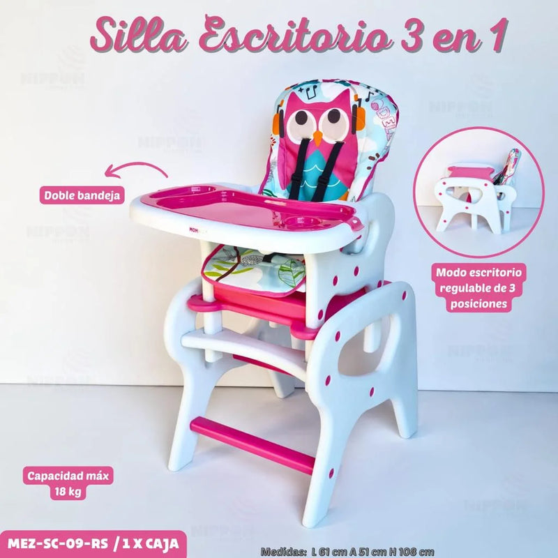MON SILLA DE COMER ESCRITORIO 3EN1 - 6M HASTA 36 MESES - SC09