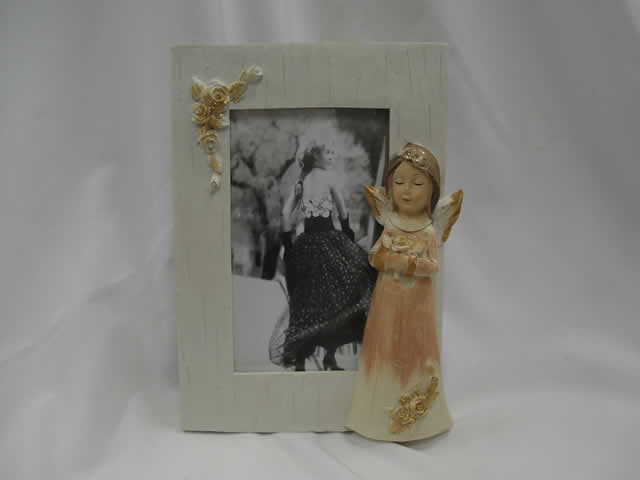 RESINA DECORACION PORTA RETRATO ANGEL PARA QUARTO DE BEBE Y NIÑOS